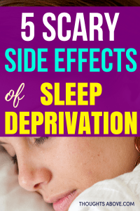 Have you ever wondered what happens when you dont get enough sleep? Well, here are shocking side effects of lack of enough sleep. Sleep deprivation|sleep deprivation symptoms |lack of sleep remedies| sleeping problems sleep deprivation side effects. #sleep #insomania #newmoms #sleepingproducts #insomaniahelp