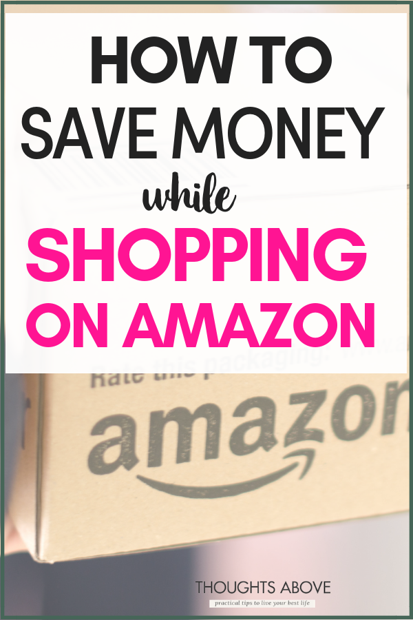 Are you trying to learn how to save money with Amazon products whether its decor beauty, clothes, or any other must-have amazon products? This post has five ways on how you can get things on Amazon products and save money. Click through and find see what steps to take #shopping #budget# save money #money #amazon #amazonprime #blackfriday #Christmas